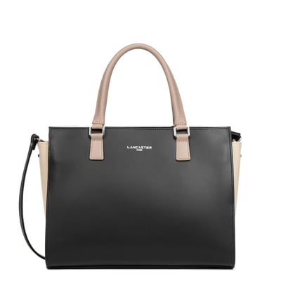 Grand sac cabas main, Made in France SMOOTH LANCASTER