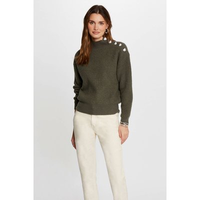 Pull col montant en fine maille MORGAN