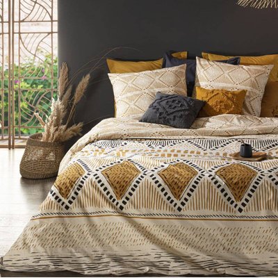 Parure de lit imprimée RAYURES KILIM ATMOSPHERA