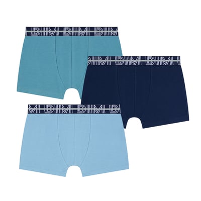 Lot de 3 Boxers garçon Coton Ecodim DIM