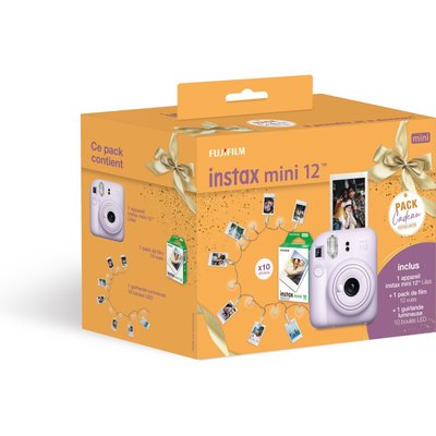 Appareil photo Instantané Intax Mini 12 Lilas Pack cadeau FUJIFILM