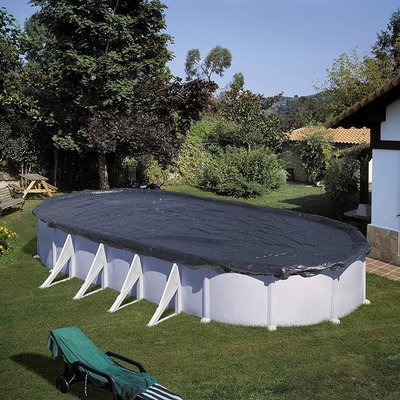 Bâche de protection pour piscines GRE 120 g/m² - 730 x 375 GRE