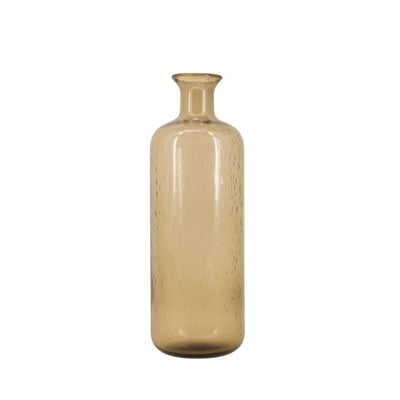 Vase en verre bulles, H30cm ORNAMI
