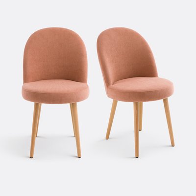 Lot de 2 chaises velours côtelé, Inès LA REDOUTE INTERIEURS