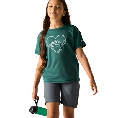 T-shirt manches courtes motif/style cœur et montagne ARIA REGATTA
