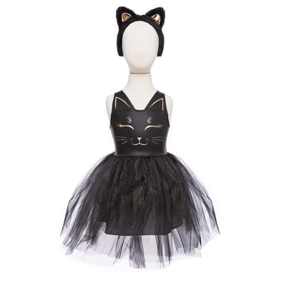 Déguisement enfant – Robe chat noir avec bandeau oreilles GREAT PRETENDERS