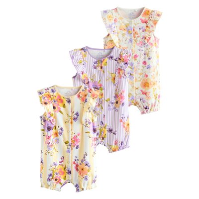 Barboteuse bébé imprimée, lot de 3 NEXT