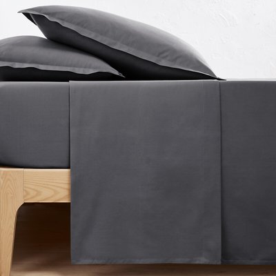 Drap plat uni percale de coton Scenario LA REDOUTE INTERIEURS