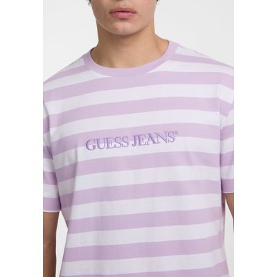 T-Shirt Logo Rayé GUESS JEANS