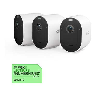 Caméra de surveillance 3 caméras Pro 5 2K+ Spotlight ARLO