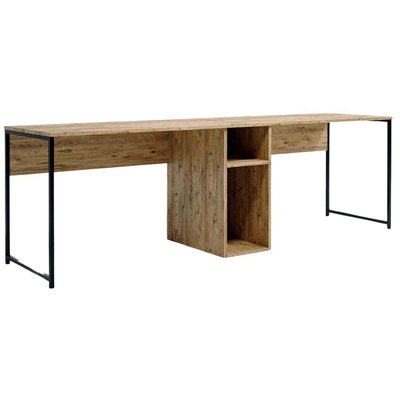 Bureau double en aggloméré Ikili HANAH HOME