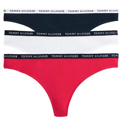 Confezione da 3 strings cotone stretch TOMMY HILFIGER