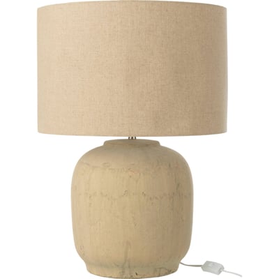 Lampe de salon en terre cuite ronde RECOLLECTION