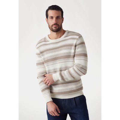Pull À Rayures Coupe Classique GUESS