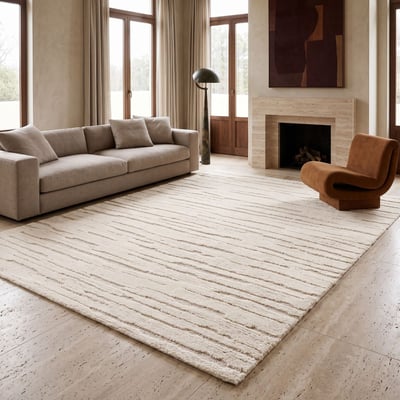 Tapis doux à relief moderne  DESIGN DOUCEUR THE DECO FACTORY