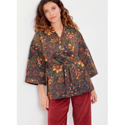 Kimono Court Imprimé KIMCO LA FIANCÉE