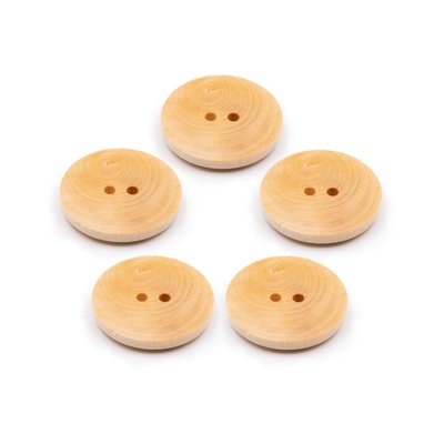 Lot de 5 boutons buis naturel PHILDAR