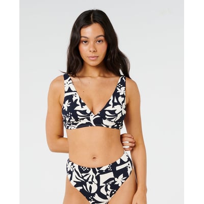 Haut de maillot de bain Deep V Topanga Geo RIP CURL