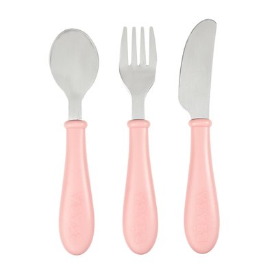 Set de 3 couverts en inox BEABA