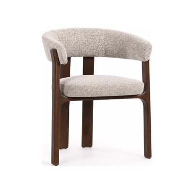 Chaise de salle à manger en tissu et hêtre RECOLLECTION