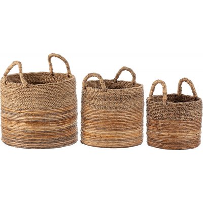 Panier en fibre naturelle tressé main RECOLLECTION