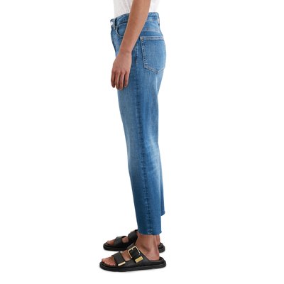 Jeans droit taille haute en denim Cashmere Touch MARC O'POLO