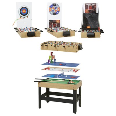Table de Jeu Arcade Multifonctionnelle avec 8 Jeux Intégrés - 109x57x84 cm MY ARCADE