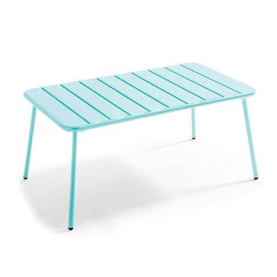 Table basse de jardin en acier thermolaqué, PALAVAS OVIALA