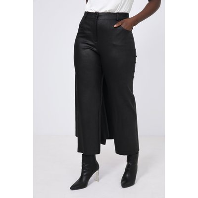 Pantalon 5 poches en similicuir effet craquelé JEAN-MARC PHILIPPE