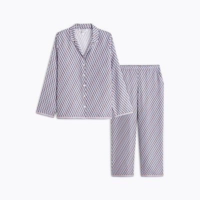 Pyjama col tailleur en satin, CAMILLE LAURENCE TAVERNIER