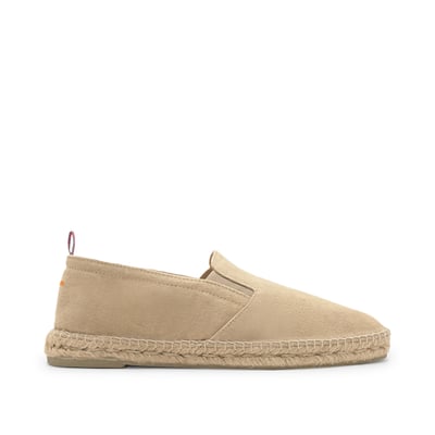 Espadrilles plates en toile de coton avec empiècements élastiqués JOEL PLATFORM CASTANER