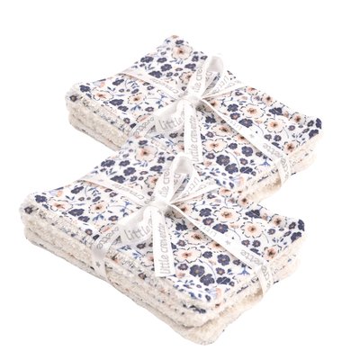Lot de 12 lingettes lavables coton bio BILLIE LITTLE CREVETTE