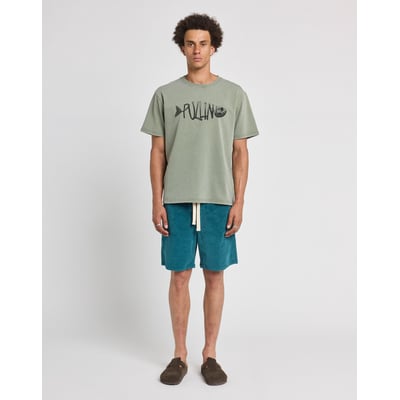 SHORT LOOSE VELOURS DUCK PULLIN