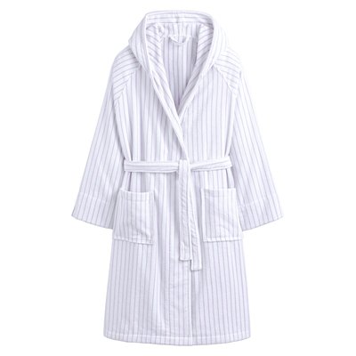 Peignoir capuche éponge velours rayures 450g Bagno LA REDOUTE INTERIEURS