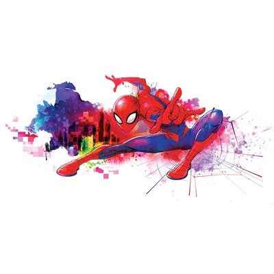 Papier peint Komar - Spider-Man Graffiti Art - 300 x 150 cm HEXOA