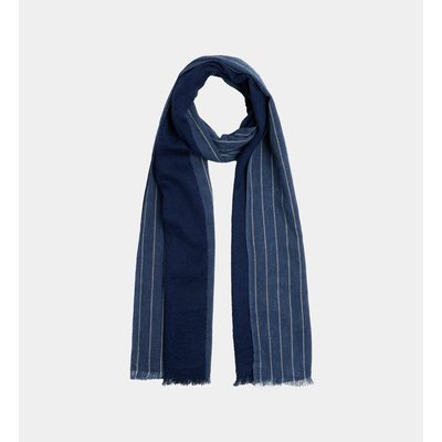 Chèche Rstri Rayé En Coton Et Lin GALERIES LAFAYETTE