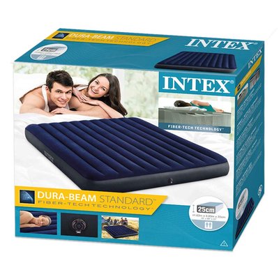 Matelas Gonflable Double Place Bleu INTEX