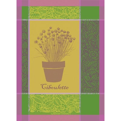 Torchon pur coton CIBOULETTE GARNIER THIEBAUT