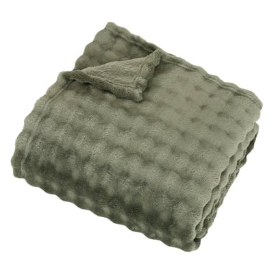 Plaid à motifs en relief ZEPHY ATMOSPHERA