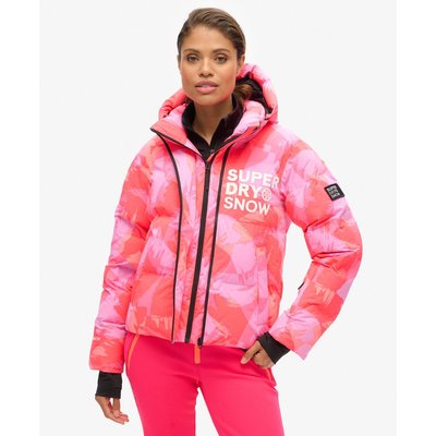 Doudoune de ski droite à capuche SUPERDRY