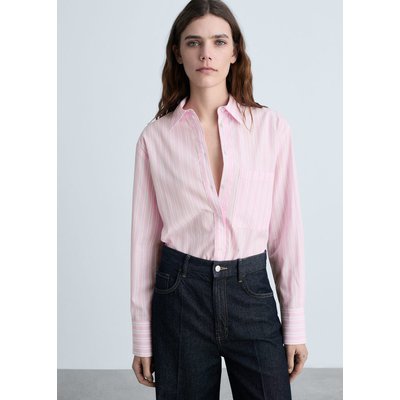 Chemise droite rayures MANGO
