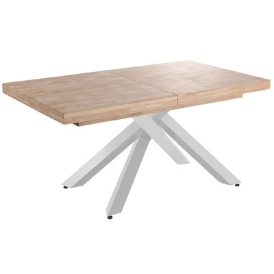 Table de repas extensible en bois et acier - MALANA MATHI DESIGN