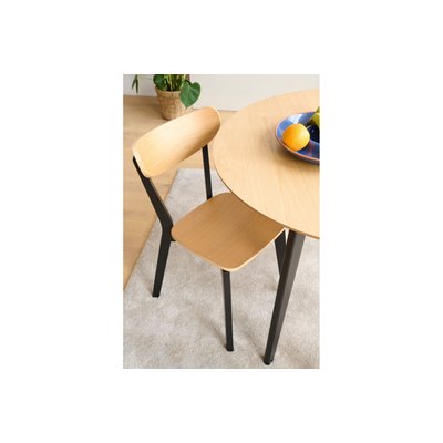 Chaise scandinave en bois (lot de 2) - LETA HELLIN, DEPUIS 1862