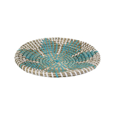 Assiette décorative en jonc Ø20 cm, Mandala ARTIME