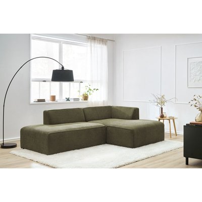 Canapé modulable 4 places en tissu texturé, MEGEVE BOBOCHIC