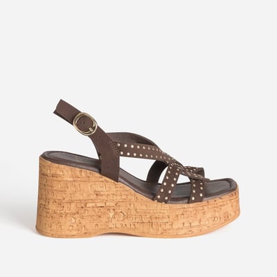 Sandale À Talon en cuir JEMINA ERAM