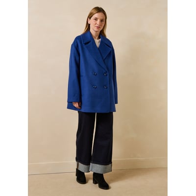 Manteau caban en laine LA FEE MARABOUTEE