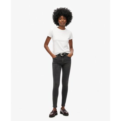 Jean skinny Vintage à taille mi-haute en coton biologique SUPERDRY