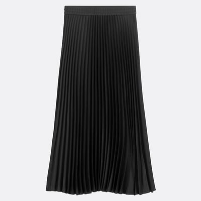 Длинная плиссированная юбка с эластичным поясом LA REDOUTE COLLECTIONS