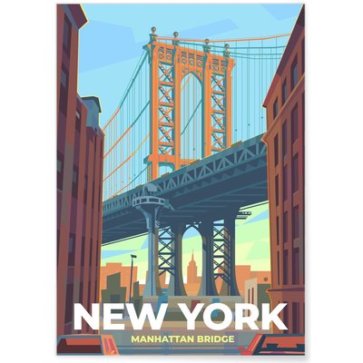 Affiche ville New York 3 L'AFFICHERIE